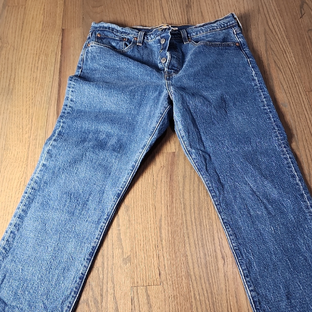 Levi's Classic Straight Leg Blue Jeans